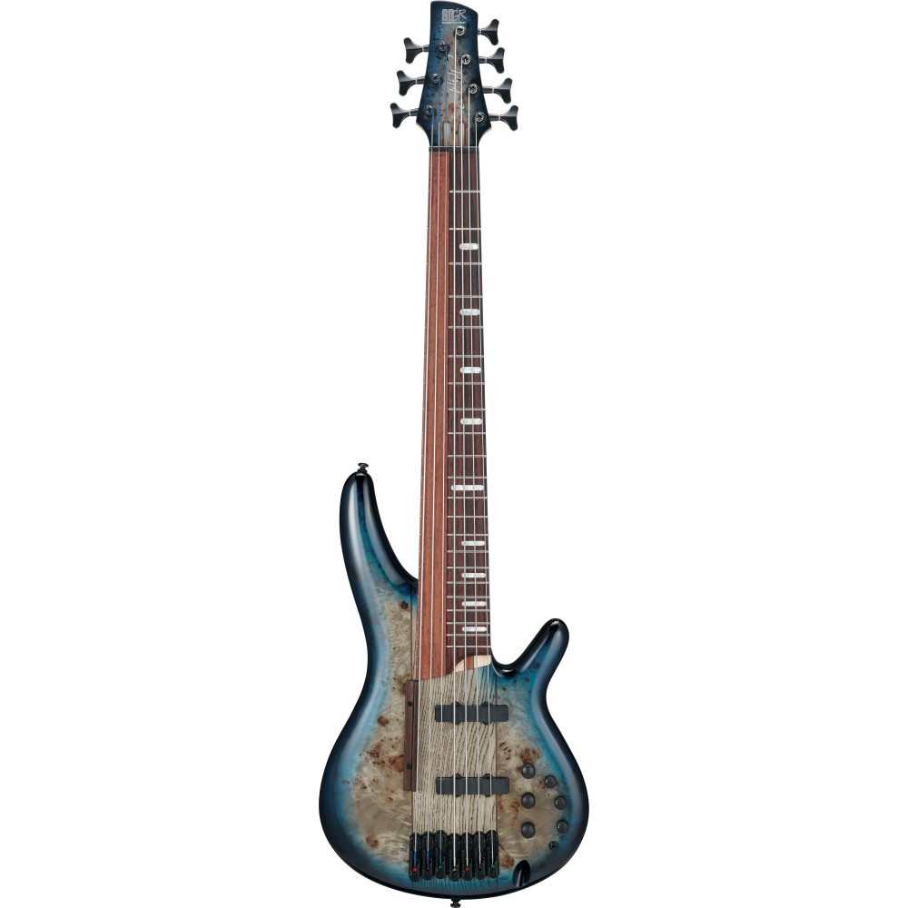 Ibanez SRAS7-CBS Ashula Bass Workshop SR Electric Bass 7-String - Cosmic Blue Sunburst + Case