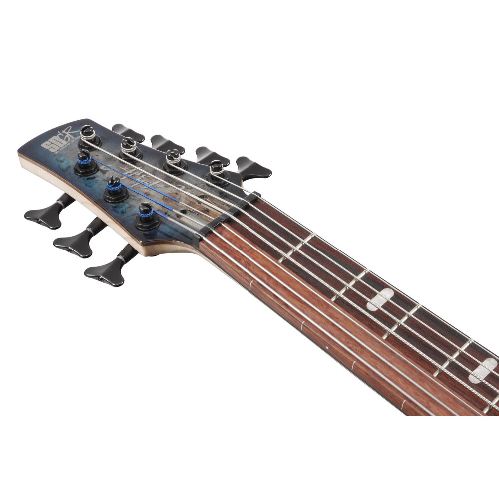 Ibanez SRAS7-CBS Ashula Bass Workshop SR Electric Bass 7-String - Cosmic Blue Sunburst + Case
