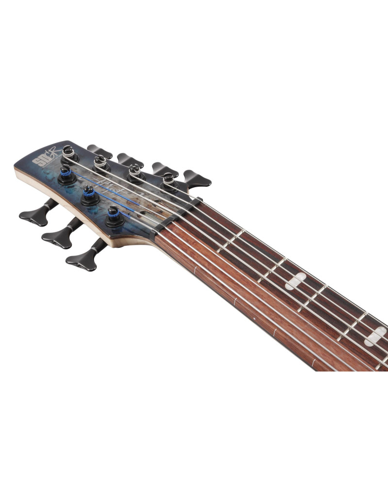 Ibanez SRAS7-CBS Ashula Bass Workshop SR Electric Bass 7-String - Cosmic Blue Sunburst + Case