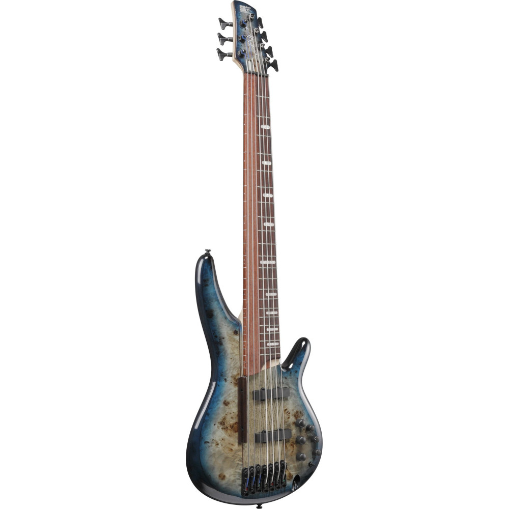 Ibanez SRAS7-CBS Ashula Bass Workshop SR Electric Bass 7-String - Cosmic Blue Sunburst + Case