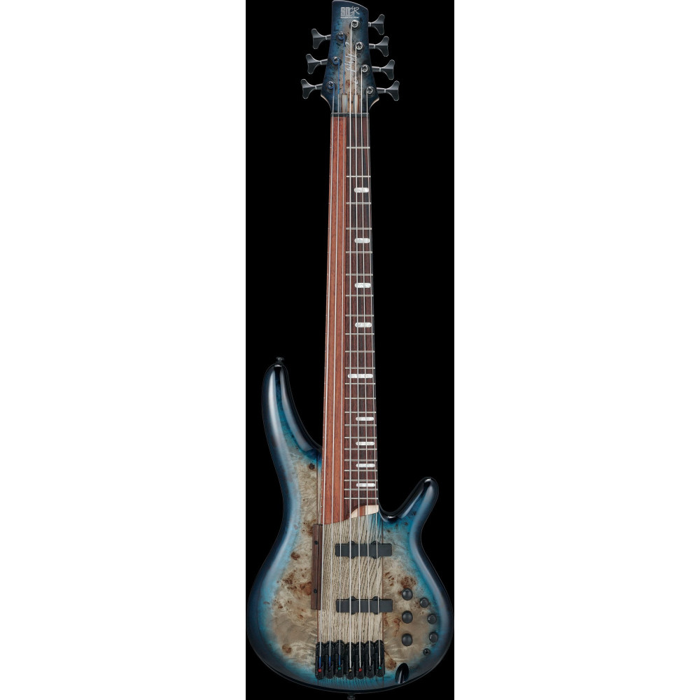 Ibanez SRAS7-CBS Ashula Bass Workshop SR Electric Bass 7-String - Cosmic Blue Sunburst + Case
