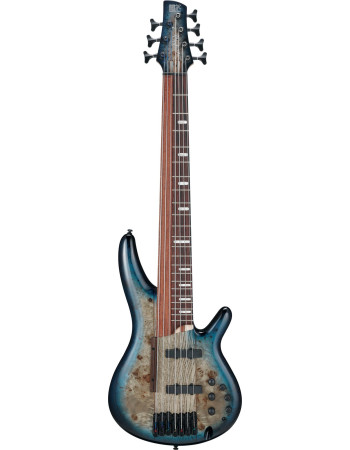 Ibanez SRAS7-CBS Ashula Bass Workshop SR Electric Bass 7-String - Cosmic Blue Sunburst + Case