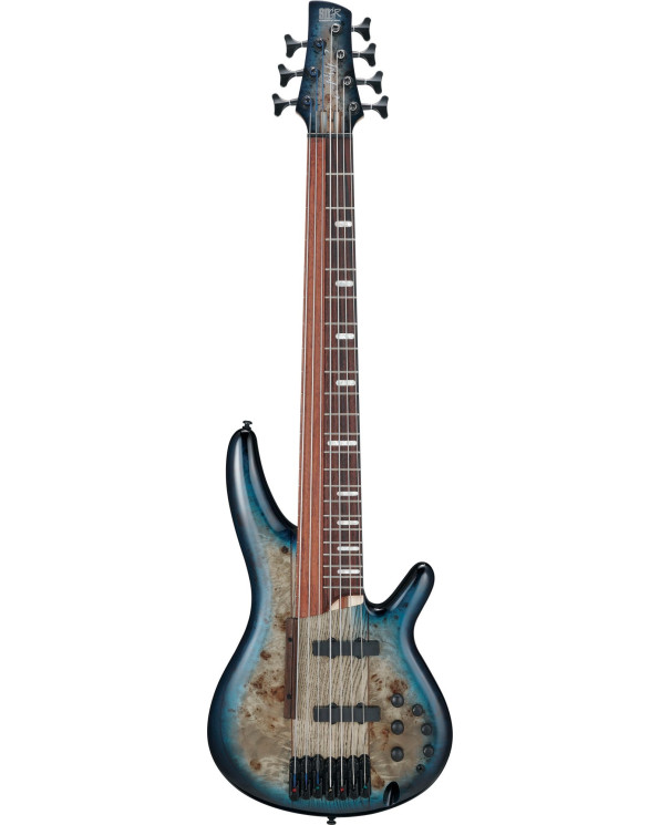 Ibanez SRAS7-CBS Ashula Bass Workshop SR Electric Bass 7-String - Cosmic Blue Sunburst + Case