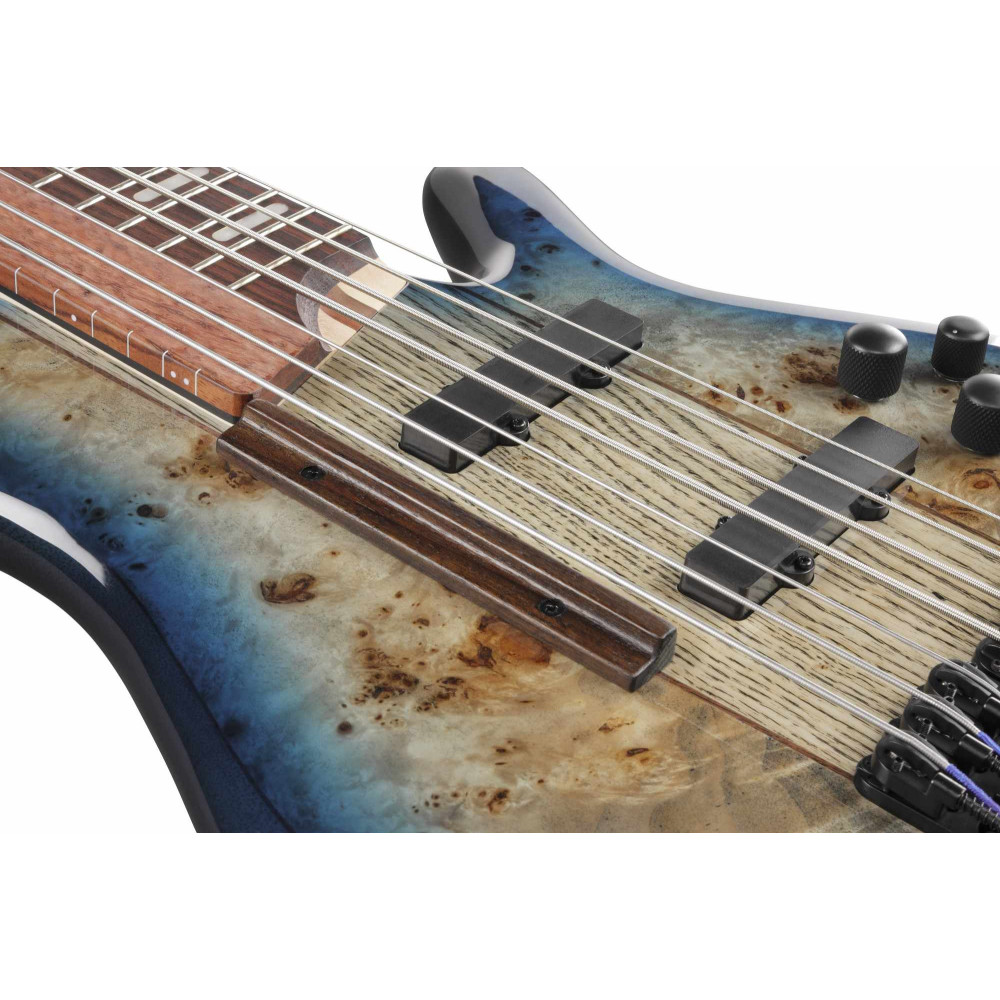 Ibanez SRAS7-CBS Ashula Bass Workshop SR Electric Bass 7-String - Cosmic Blue Sunburst + Case