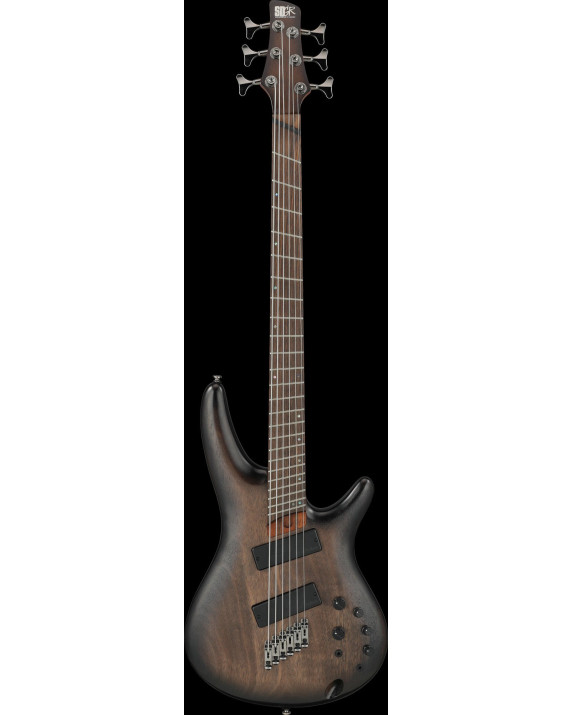 Ibanez SRC6MS-BLL Bass Workshop SR Electric Bass 6-String Crossover, Multi Scale - Black Stained Burst Low Gloss