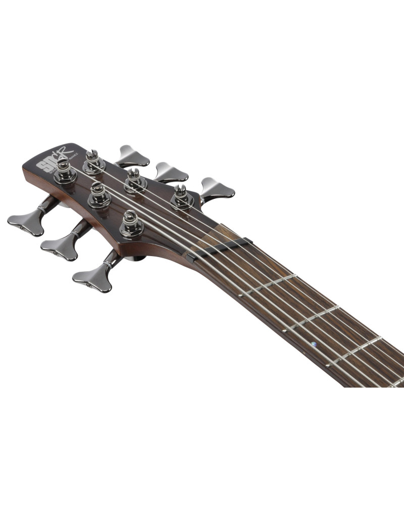 Ibanez SRC6MS-BLL Bass Workshop SR Electric Bass 6-String Crossover, Multi Scale - Black Stained Burst Low Gloss