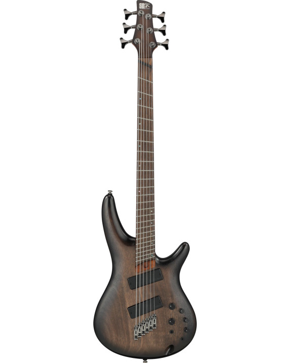 Ibanez SRC6MS-BLL Bass Workshop SR Electric Bass 6-String Crossover, Multi Scale - Black Stained Burst Low Gloss