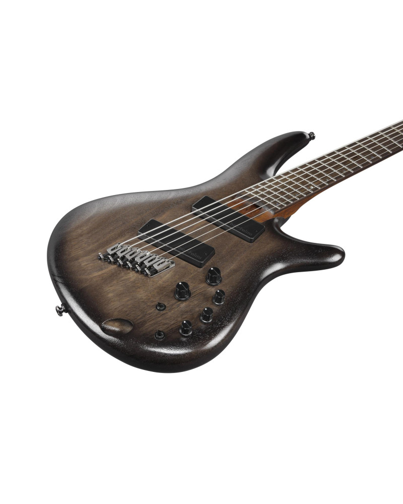 Ibanez SRC6MS-BLL Bass Workshop SR Electric Bass 6-String Crossover, Multi Scale - Black Stained Burst Low Gloss