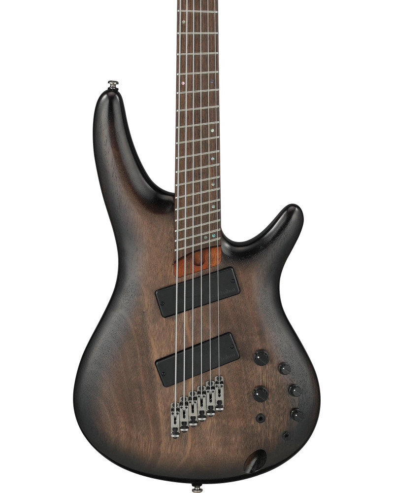 Ibanez SRC6MS-BLL Bass Workshop SR Electric Bass 6-String Crossover, Multi Scale - Black Stained Burst Low Gloss