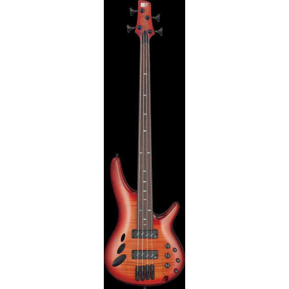 Ibanez SRD900F-BTL Bass Workshop SR Electric Bass 4-String Fretless - Brown Topaz Burst Low Gloss