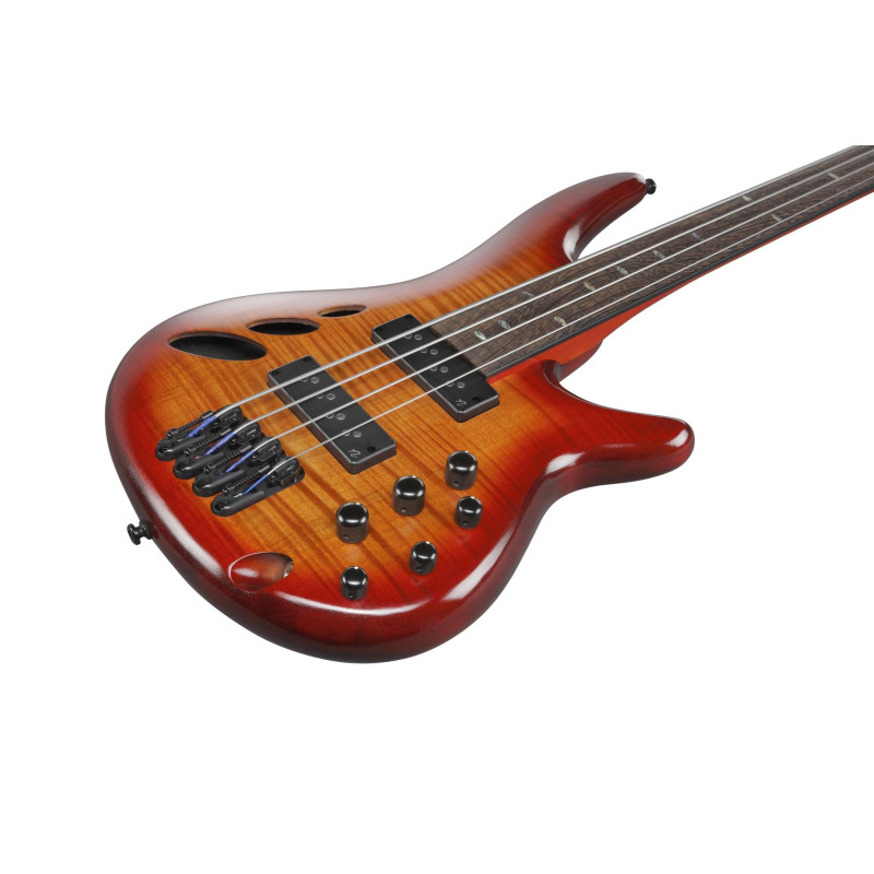 Ibanez SRD900F-BTL Bass Workshop SR Electric Bass 4-String Fretless - Brown Topaz Burst Low Gloss