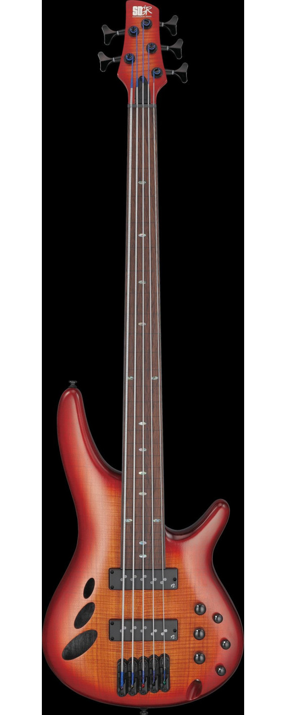 Ibanez SRD905F-BTL Bass Workshop SR Electric Bass 5-String Fretless - Brown Topaz Burst Low Gloss