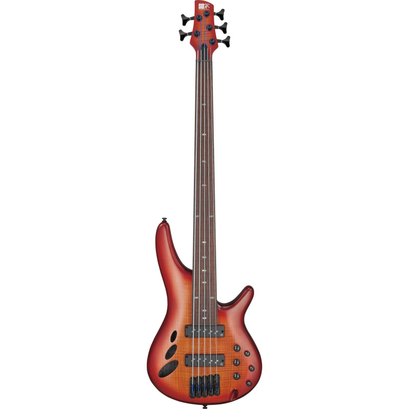 Ibanez SRD905F-BTL Bass Workshop SR Electric Bass 5-String Fretless - Brown Topaz Burst Low Gloss