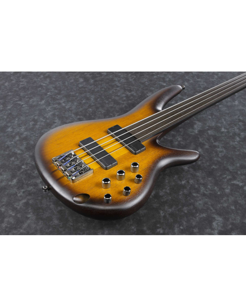 Ibanez SRF700-BBF Bass Workshop SR Electric Bass 4-String Fretless - Brown Burst Flat