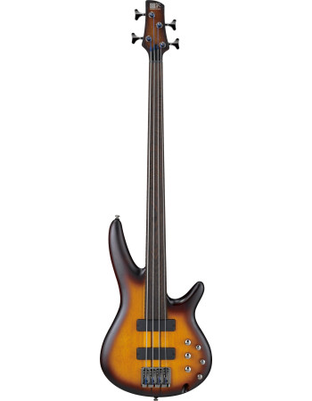 Ibanez SRF700-BBF Bass Workshop SR Electric Bass 4-String Fretless - Brown Burst Flat