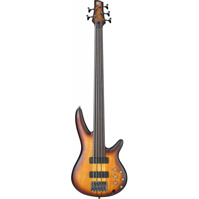 Ibanez SRF705-BBF Bass Workshop SR Electric Bass 5-String Fretless - Brown Burst Flat