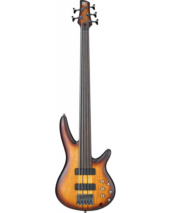 Ibanez SRF705-BBF Bass Workshop SR Electric Bass 5-String Fretless - Brown Burst Flat
