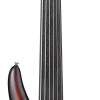 Ibanez SRF706-BBF Bass Workshop SR Electric Bass 6-String Fretless - Brown Burst Flat