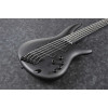 Ibanez SRMS625EX-BKF Iron Label SRMS Electric Bass 5-String Multi Scale - Black Flat