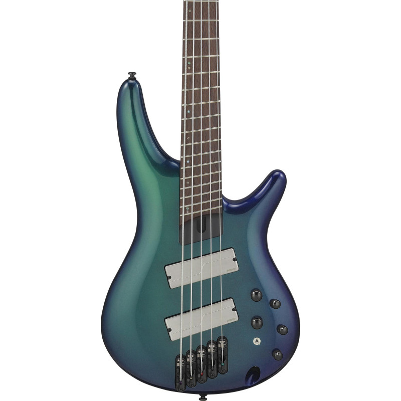 Ibanez SRMS725-BCM Bass Workshop SRMS Electric Bass 5-String Multi Scale - Blue Chameleon