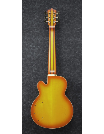 Ibanez TCB1006-ALM Thundercat Signature Hollow Body Bass 6-String - Autumn Leaf Burst Matte + Case