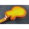 Ibanez TCB1006-ALM Thundercat Signature Hollow Body Bass 6-String - Autumn Leaf Burst Matte + Case