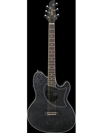 Ibanez TCM50-GBO Talman Acoustic Guitar 6-String - Galaxy Black Open Pore