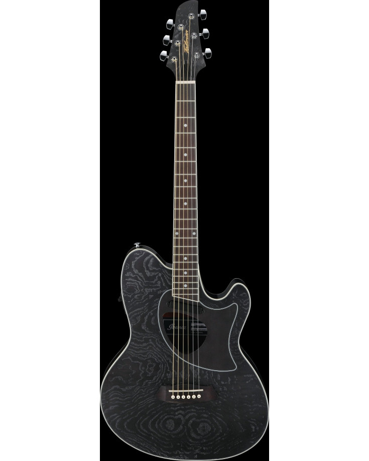 Ibanez TCM50-GBO Talman Acoustic Guitar 6-String - Galaxy Black Open Pore