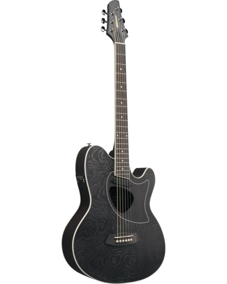 Ibanez TCM50-GBO Talman Acoustic Guitar 6-String - Galaxy Black Open Pore