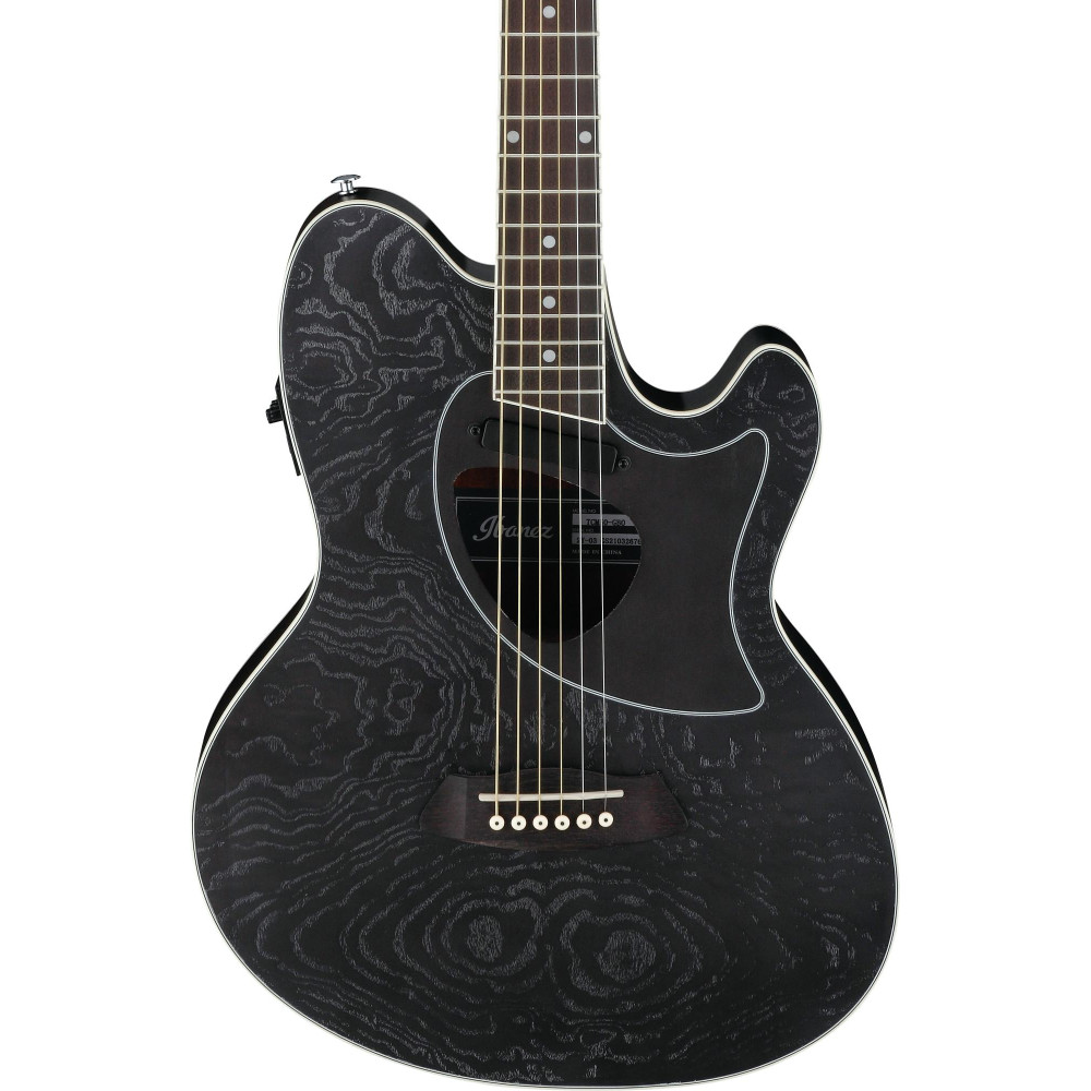 Ibanez TCM50-GBO Talman Acoustic Guitar 6-String - Galaxy Black Open Pore