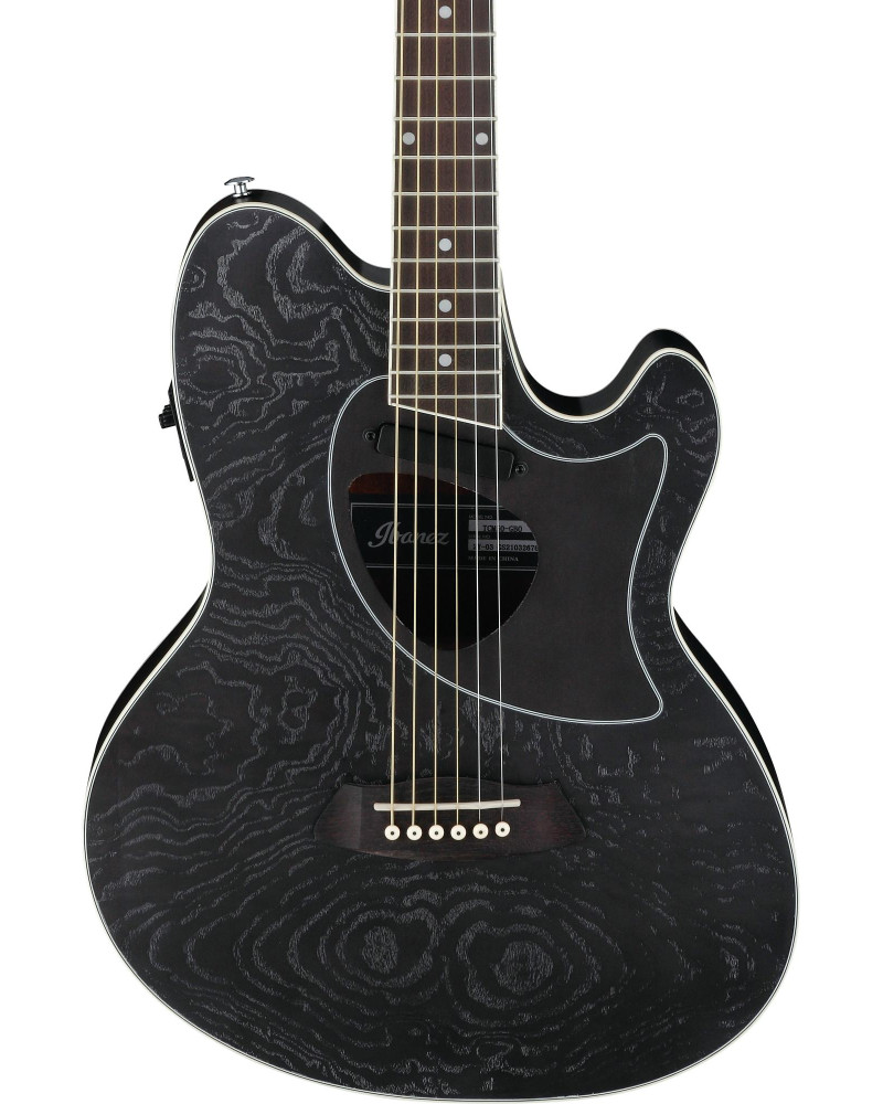 Ibanez TCM50-GBO Talman Acoustic Guitar 6-String - Galaxy Black Open Pore