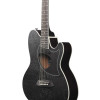 Ibanez TCM50-GBO Talman Acoustic Guitar 6-String - Galaxy Black Open Pore