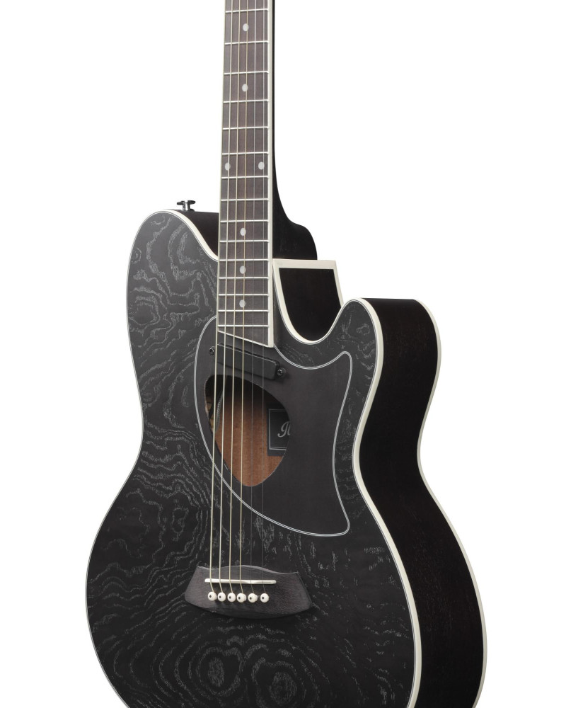 Ibanez TCM50-GBO Talman Acoustic Guitar 6-String - Galaxy Black Open Pore
