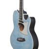 Ibanez TCM50FM-ODB Talman Acoustic Guitar 6-String - Open Pore Denim Blue
