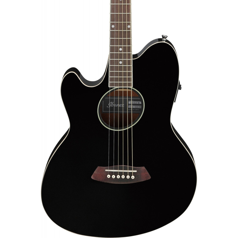 Ibanez TCY10LE-BK Talman Series Double Cutaway Acoustic Guitar w/Preamp 6 String Lefty - black