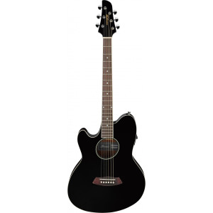 Ibanez TCY10LE-BK Talman Series Double Cutaway Acoustic Guitar w/Preamp 6 String Lefty - black