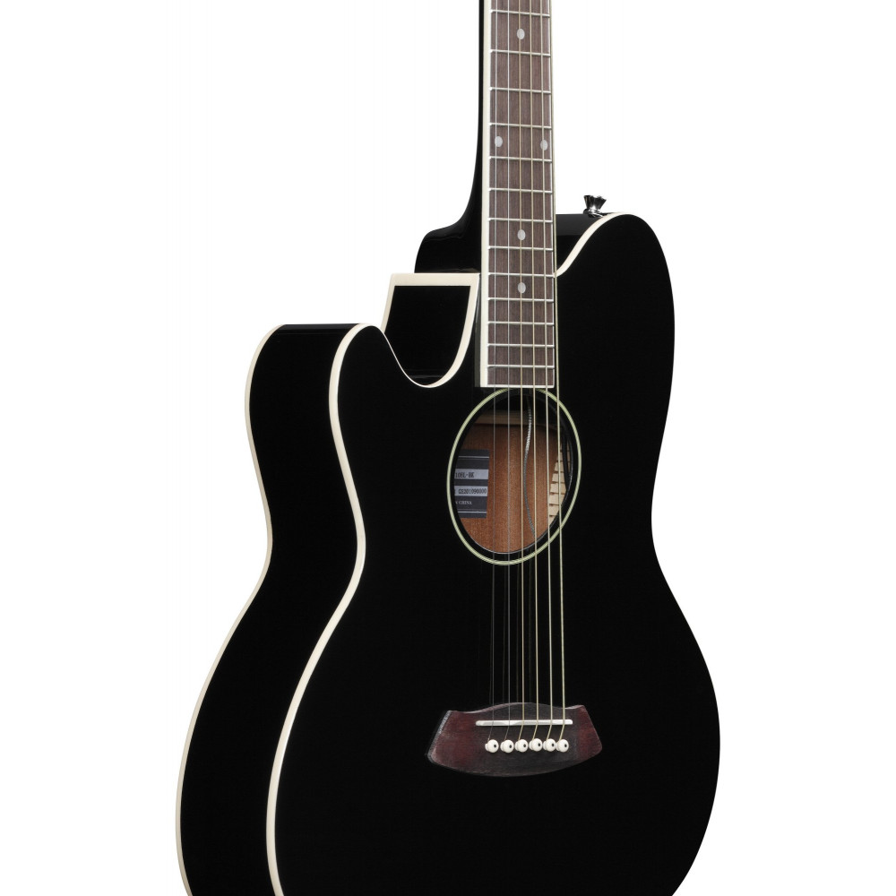 Ibanez TCY10LE-BK Talman Series Double Cutaway Acoustic Guitar w/Preamp 6 String Lefty - black