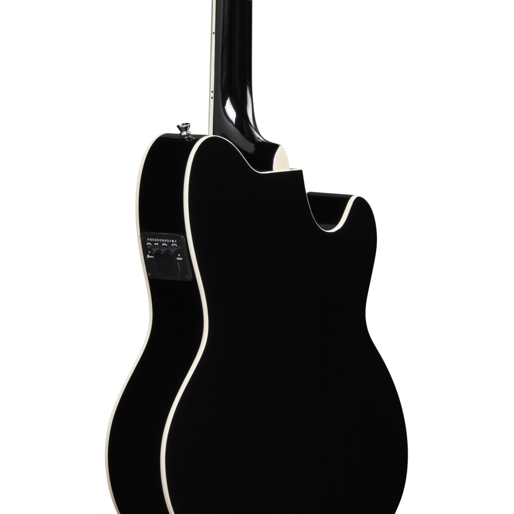 Ibanez TCY10LE-BK Talman Series Double Cutaway Acoustic Guitar w/Preamp 6 String Lefty - black