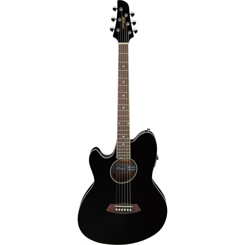 Ibanez TCY10LE-BK Talman Series Double Cutaway Acoustic Guitar w/Preamp 6 String Lefty - black