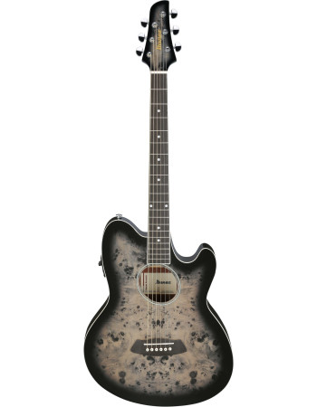 Ibanez TCY10PA-BKB Talman Acoustic Guitar 6-String - Transparent Brown Black Burst High Gloss