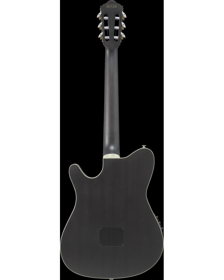 Ibanez TOD10N-TKF Tim Henson Signature Nylon String Guitar 6-String - Transparent Black Flat