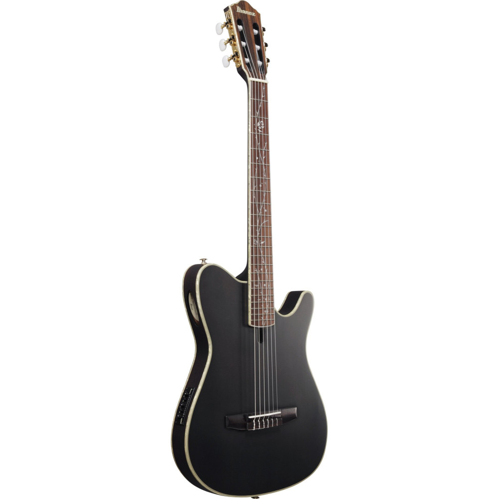 Ibanez TOD10N-TKF Tim Henson Signature Nylon String Guitar 6-String - Transparent Black Flat