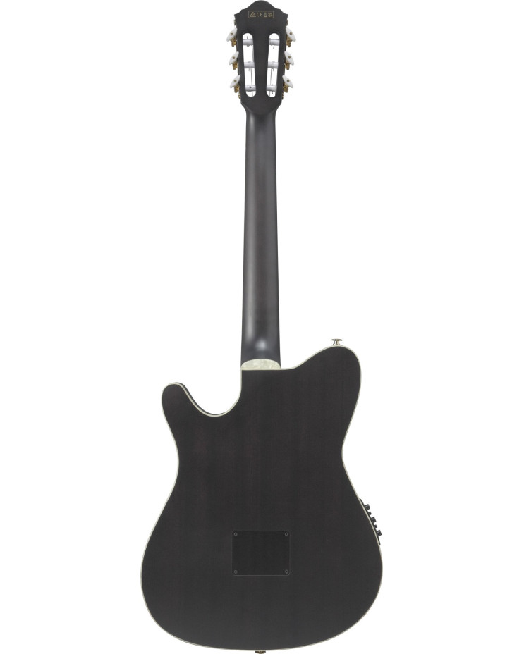 Ibanez TOD10N-TKF Tim Henson Signature Nylon String Guitar 6-String - Transparent Black Flat