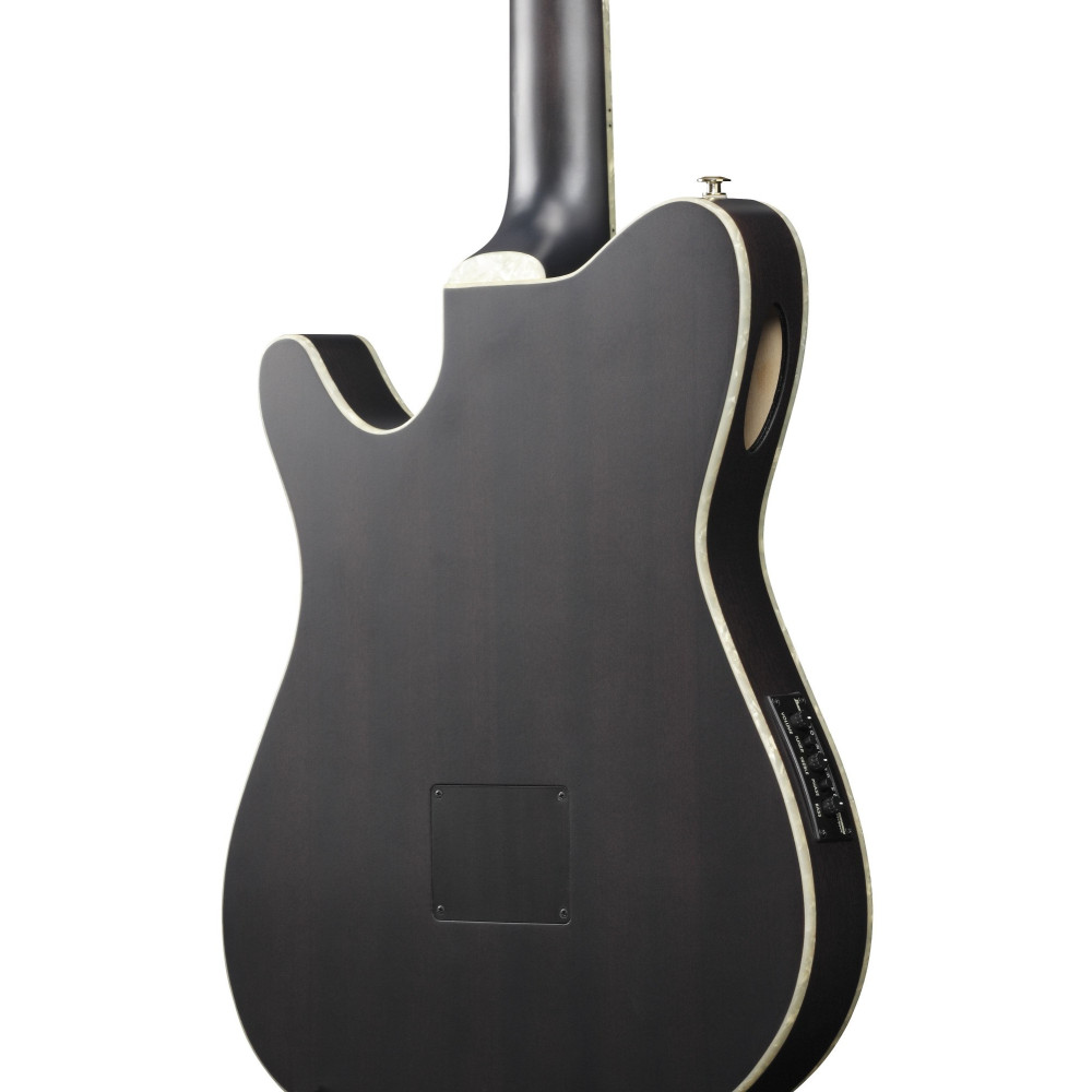 Ibanez TOD10N-TKF Tim Henson Signature Nylon String Guitar 6-String - Transparent Black Flat