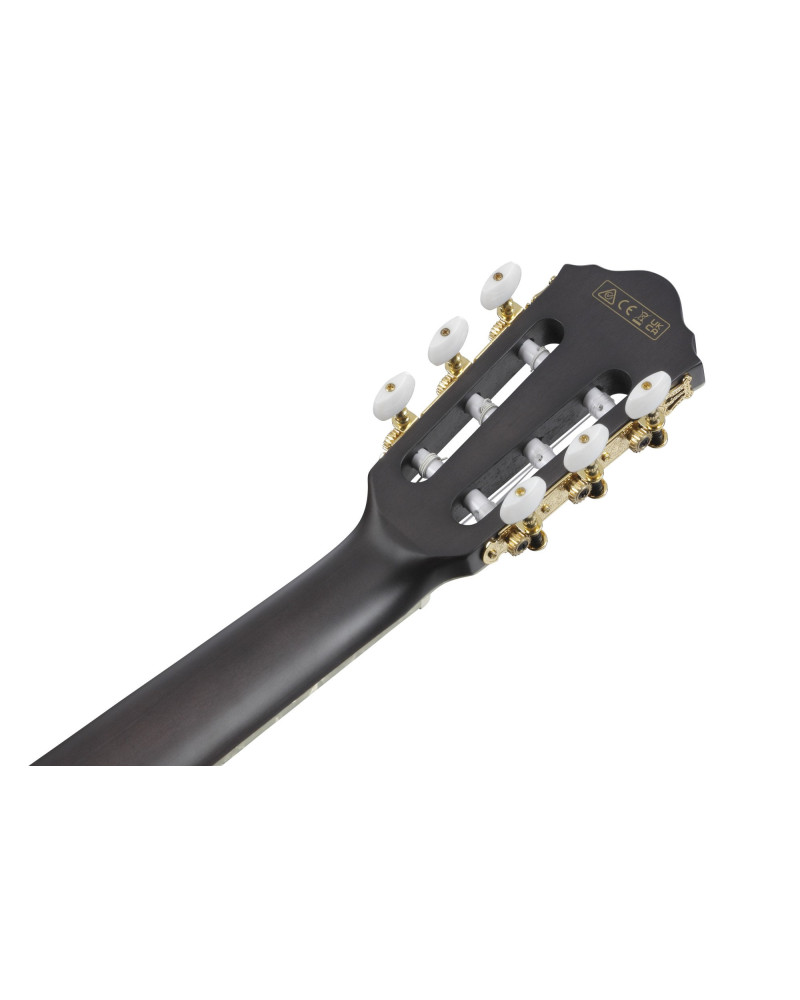 Ibanez TOD10NL-TKF Tim Henson Signature Nylon String Guitar 6-String Lefty - Transparent Black Flat