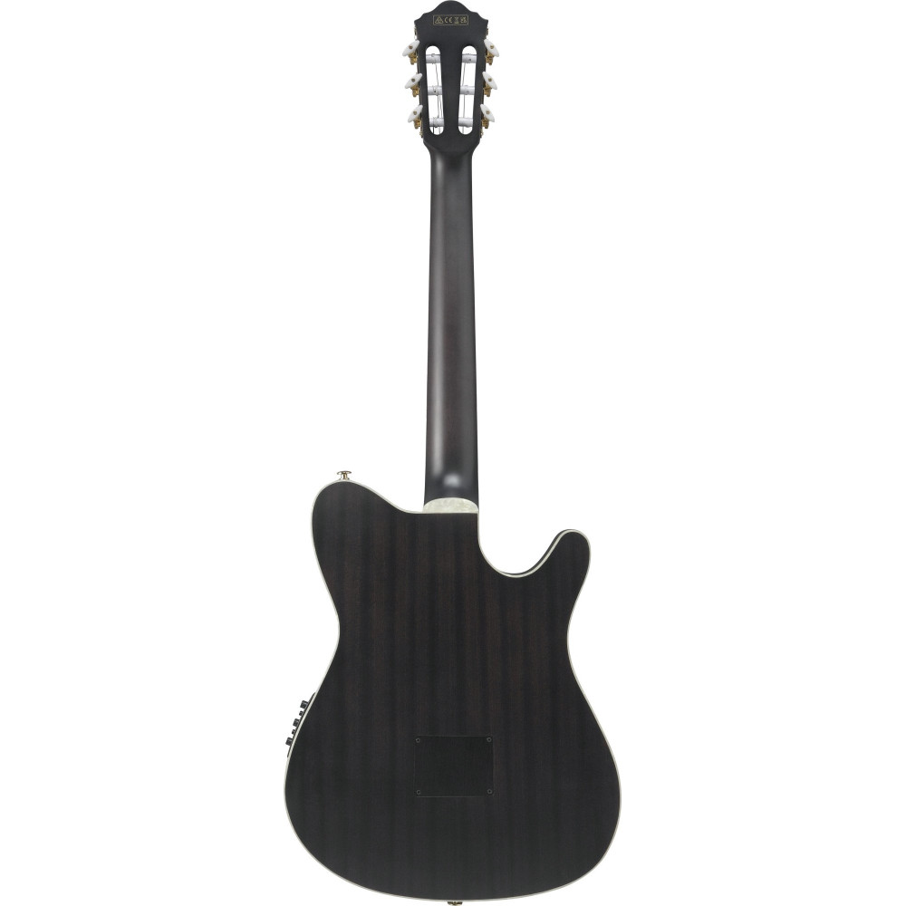 Ibanez TOD10NL-TKF Tim Henson Signature Nylon String Guitar 6-String Lefty - Transparent Black Flat