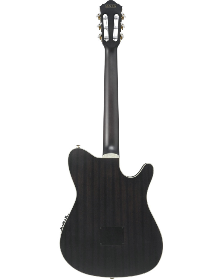 Ibanez TOD10NL-TKF Tim Henson Signature Nylon String Guitar 6-String Lefty - Transparent Black Flat