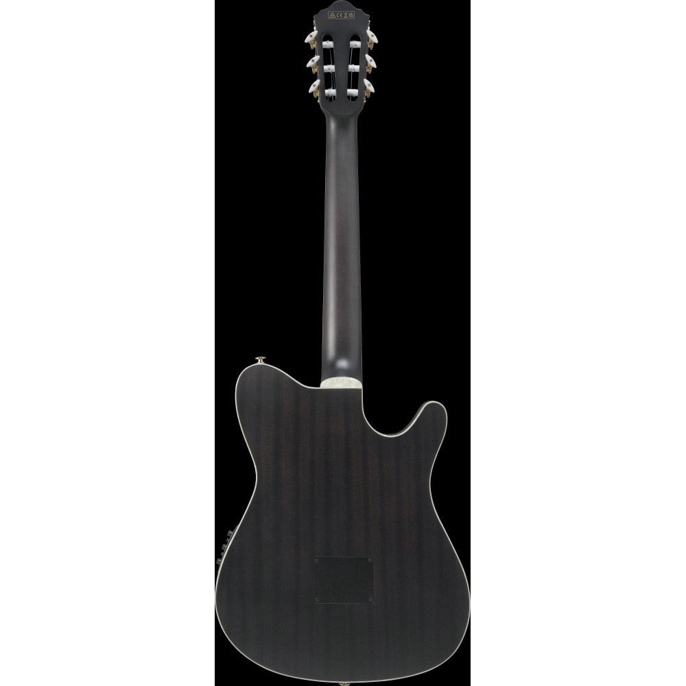 Ibanez TOD10NL-TKF Tim Henson Signature Nylon String Guitar 6-String Lefty - Transparent Black Flat