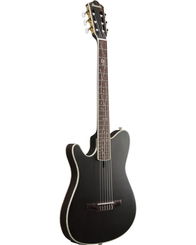 Ibanez TOD10NL-TKF Tim Henson Signature Nylon String Guitar 6-String Lefty - Transparent Black Flat