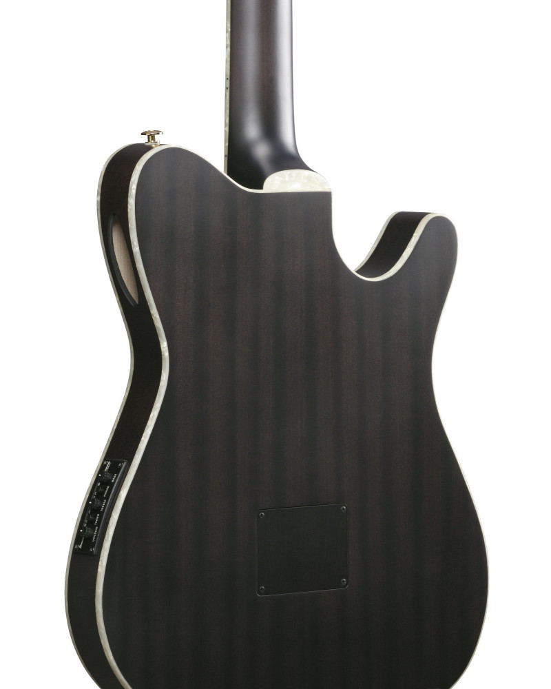 Ibanez TOD10NL-TKF Tim Henson Signature Nylon String Guitar 6-String Lefty - Transparent Black Flat